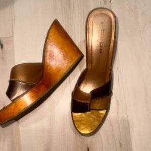 Brown Bebe 4” wedges